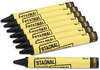 A Picture of product CYO-5200023051 Crayola® Staonal® Marking Crayons,  Black, 8/Box