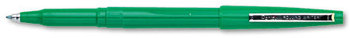 Pentel® Rolling Writer® Stick Roller Ball Pen,  .8mm, Green Barrel/Ink, Dozen