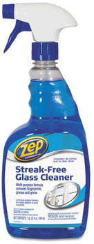Zep Commercial® Streak-Free Glass Cleaner,  Pleasant Scent, 32 oz Spray Bottle
