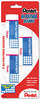 A Picture of product PEN-ZEH10BP3K6 Pentel® Hi-Polymer® Eraser,  White, 3/Pack