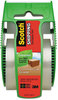 A Picture of product MMM-175G Scotch® Greener Commercial Grade Packaging Tape with Dispenser, 1.5" Core, 1.88" x 58.33 ft, Clear