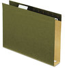 A Picture of product PFX-4153X2YEL Pendaflex® Extra Capacity Reinforced Hanging File Folders with Box Bottom 2" Legal Size, 1/5-Cut Tabs, Yellow, 25/Box