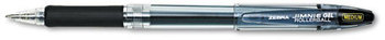 Zebra Jimnie® Gel Stick Roller Ball Pen,  Black Ink, Medium, Dozen