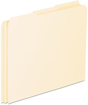 Pendaflex® Blank Top Tab File Guides,  Blank, 1/3 Tab, 18 Point Manila, Letter, 100/Box