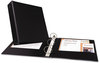 A Picture of product AVE-03501 Avery® Economy Non-View Binder with Round Rings 3 2" Capacity, 11 x 8.5, Black, (3501)