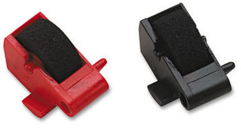 Dataproducts® R14772 Ink Roller,  Black/Red, 2/Pack