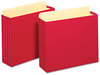 A Picture of product PFX-FC1524PRED Pendaflex® File Cabinet Pockets™,  Straight Cut, Letter, Red, 10/Box
