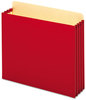 A Picture of product PFX-FC1524PRED Pendaflex® File Cabinet Pockets™,  Straight Cut, Letter, Red, 10/Box