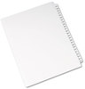 A Picture of product AVE-01336 Avery® Preprinted Style Legal Dividers Exhibit Side Tab Index 25-Tab, 151 to 175, 11 x 8.5, White, 1 Set, (1336)