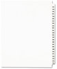 A Picture of product AVE-01336 Avery® Preprinted Style Legal Dividers Exhibit Side Tab Index 25-Tab, 151 to 175, 11 x 8.5, White, 1 Set, (1336)