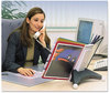 A Picture of product DBL-554200 Durable® SHERPA® Expandable Desk System Panels,  10 Panels, 10 x 5 5/8 x 13 7/8