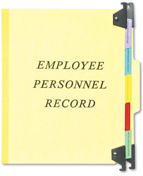 Pendaflex® Personnel Folders,  1/3 Cut Hanging Top Tab, Letter, Yellow