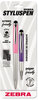 A Picture of product ZEB-33602 Zebra StylusPen Telescopic Ballpoint Pen/Stylus,  Black Ink, Blue/Gray Barrel