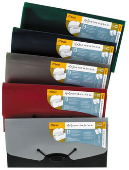 Mead® Expandables® Expanding File,  Check Size, Assorted