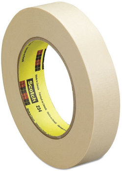 Scotch® General Purpose Masking Tape 234 3" Core, 18 mm x 55 m, Tan