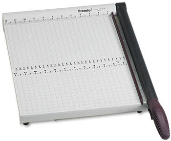 Premier® PolyBoard™ 10-Sheet Paper Trimmer,  10 Sheets, Plastic Base, 12 1/4" x 17 1/4"