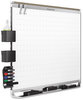 A Picture of product QRT-TEM548A Quartet® Prestige 2 Connects™ Magnetic Total Erase® Whiteboard,  96 x 48, Aluminum Frame