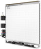 A Picture of product QRT-TEM548A Quartet® Prestige 2 Connects™ Magnetic Total Erase® Whiteboard,  96 x 48, Aluminum Frame