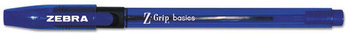 Zebra Z-Grip™ Basics LV Ballpoint Stick Pen,  1 mm Medium, Blue, 30/Pack