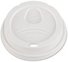 A Picture of product 120-097 DIXIE® DOME PLASTIC HOT CUP LIDS BY GP PRO (GEORGIA-PACIFIC), LARGE, WHITE, 1,000 LIDS PER CASE