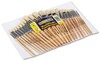 A Picture of product CKC-5172 Creativity Street® Preschool Brush Set,  Sizes 1-12, Natural Bristle, Flat; Round, 24/Set