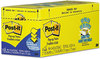 A Picture of product MMM-R33018CP Post-it® Pop-up Notes Original Canary Yellow Pop-Up Refills,  3 x 3, 90/Pad, 18 Pads/Pack