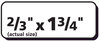 A Picture of product AVE-15695 Avery® Matte Clear Easy Peel® Mailing Labels with Sure Feed® Technology w/ Laser Printers, 0.66 x 1.75, 60/Sheet, 10 Sheets/Pack