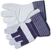 A Picture of product CRW-12010XL Memphis™ Men's Split Leather Palm Gloves,  Gray, Pair