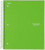 A Picture of product MEA-06050 Five Star® Trend Wirebound Notebook,  College Ruled, 8 1/2 x 11, White, 3 Subject 150 Sheets