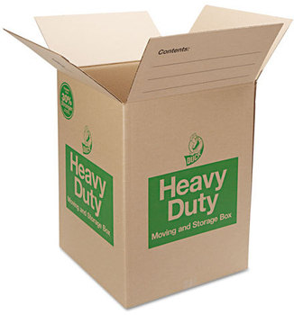 Duck® Heavy-Duty Boxes,  18l x 18w x 24h, Brown