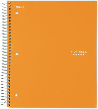 Five Star® Trend Wirebound Notebook,  College Ruled, 8 1/2 x 11, White, 3 Subject 150 Sheets