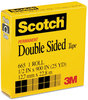 A Picture of product MMM-66512900 Scotch® Double-Sided Tape 1" Core, 0.5" x 75 ft, Clear