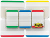 A Picture of product MMM-686VAD1 Post-It® Tabs Value Pack Lined (66) 1/5-Cut 1" Wide, (48) 1/3-Cut 2" Assorted Colors and Sizes, 114/Pack