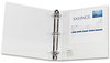 A Picture of product AVE-05731 Avery® Economy View Binder with Round Rings , 3 2" Capacity, 11 x 8.5, White, (5731)