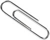 A Picture of product ACC-72320 ACCO Paper Clips #3, Smooth, Silver, 100 Clips/Box, 10 Boxes/Pack