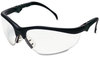 A Picture of product CRW-KD310 Crews® Klondike® Plus Safety Glasses,  Black Frame, Clear Lens