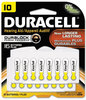 A Picture of product DUR-DA10B16ZM10 Duracell® Button Cell Hearing Aid Battery, #10, 16/Pk