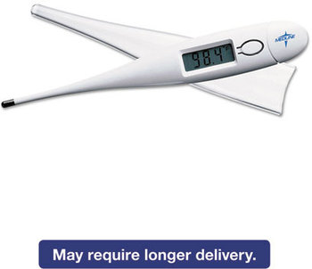 Medline Premier Oral Digital Thermometer,  White/Blue