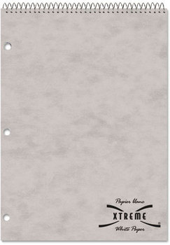 National® Porta-Desk™ Wirebound Notebooks,  College/Margin Rule, 8 1/2 x 11 1/2, White, 80 Sheets