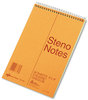 A Picture of product RED-36746 National® Standard Spiral Steno Book,  Gregg Rule, 6 x 9, Green, 80 Sheets