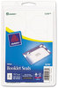 A Picture of product AVE-5278 Avery® Printable Mailing Seals 1.5" dia, White, 6/Sheet, 40 Sheets/Pack