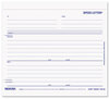 A Picture of product RED-44902 Rediform® Speed Letters Form,  7 x 8 1/2, Three-Part Carbonless, 250 Forms