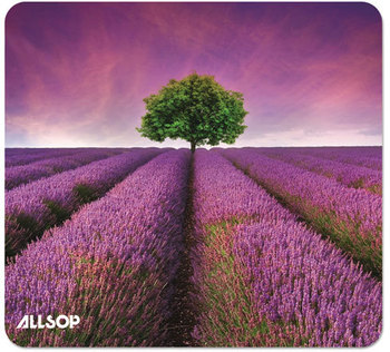 Allsop® Naturesmart™ Mouse Pad,  Lavender Field Design, 8 1/2 x 8 x 1/10