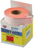 A Picture of product COS-090951 Garvey® Pricemarker Labels,  5/8 x 13/16, Fluor. Red, 1000/Roll, 3 Rolls/Box