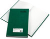 A Picture of product RED-56131 National® Emerald Series Account Book,  Green Cover, 300 Pages, 12 1/4 x 7 1/4