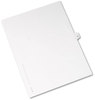 A Picture of product AVE-11923 Avery® Preprinted Style Legal Dividers Exhibit Side Tab Index 10-Tab, 13, 11 x 8.5, White, 25/Pack