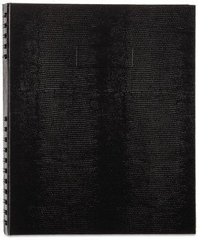 Blueline® NotePro™ Notebook,  11 x 8 1/2, White Paper, Black Cover, 100 Ruled Sheets