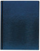 A Picture of product RED-A1081 Blueline® Executive Notebook,  10 3/4 x 8 1/2, Letter, Black Cover, 75 Sheets