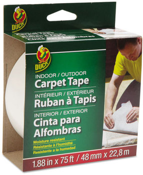 Duck® Carpet Tape,  1.88" x 75ft, 3" Core