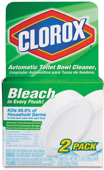 Clorox® Automatic Toilet Bowl Cleaner,  3.5 oz Tablet, 2/Pack